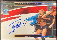 Ivory [Holo Silver] #IM-IVY Wrestling Cards 2022 Panini Impeccable WWE Immortal Ink Autographs Prices