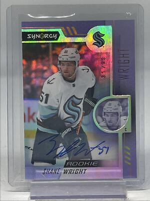 Shane Wright [Purple Autograph] #R-SW Hockey Cards 2022 Upper Deck Synergy