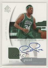 Paul Pierce Limited Warm Ups Autograph Basketball Cards 2005 SP Authentic Prices