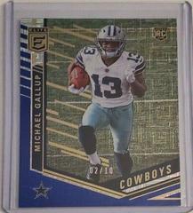 Michael Gallup [Blue] #181 Football Cards 2018 Donruss Elite Prices