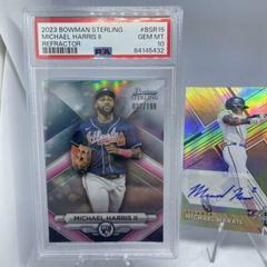Michael Harris II [Refractor] #RA-MH Baseball Cards 2023 Bowman Sterling Rookie Autographs Prices