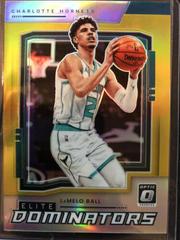LaMelo Ball [Gold] Basketball Cards 2021 Panini Donruss Optic Elite Dominators Prices