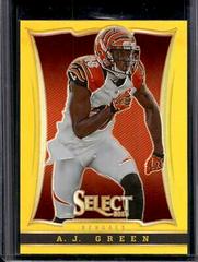 A.J. Green [Gold Prizm] #18 Football Cards 2013 Panini Select Prices