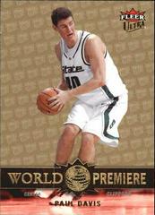 Paul Davis #242 Basketball Cards 2006 Ultra Prices