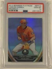 Carlos Correa #BPP23 Baseball Cards 2013 Bowman Platinum Prospect Prices