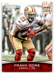 Frank Gore Football Cards 2012 Bowman Prices