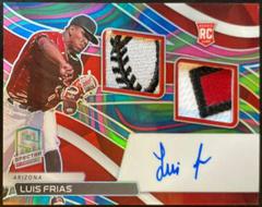 Luis Frias [Psychedelic] Baseball Cards 2022 Panini Chronicles Rookie Dual Jersey Autographs Prices