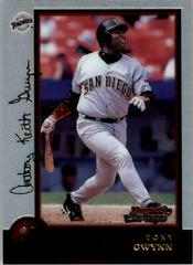 Tony Gwynn #22 Baseball Cards 1998 Bowman Chrome Prices