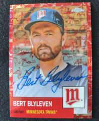 Bert Blyleven [Toile Cream Red] Baseball Cards 2022 Topps Chrome Platinum Anniversary Autographs Prices