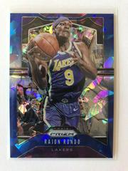 Rajon Rondo [Blue Ice] #223 Basketball Cards 2019 Panini Prizm Prices