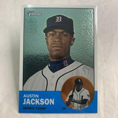 Austin Jackson [Refractor] Baseball Cards 2012 Topps Heritage Chrome Prices