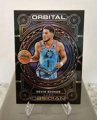Devin Booker [Red] #13 Basketball Cards 2022 Panini Obsidian Orbital Prices