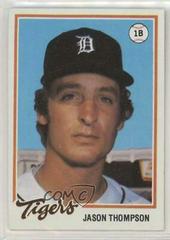 Jason Thompson Baseball Cards 1978 Burger King Tigers Prices