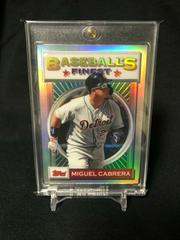 Miguel Cabrera [Refractor] #3 Baseball Cards 2020 Topps Finest Flashbacks Prices