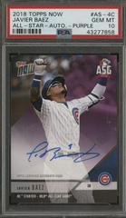 Javier Baez [Autograph Purple] Baseball Cards 2018 Topps Now All Star Prices