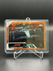 Fernando Alonso [Orange Refractor] #106 Racing Cards 2023 Topps Chrome Formula 1 Prices