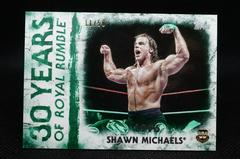 Shawn Michaels [Green] #RR-8 Wrestling Cards 2018 Topps WWE Undisputed 30 Years of Royal Rumble Prices