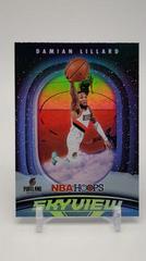 Damian Lillard [Winter Holo] #23 Basketball Cards 2023 Panini Hoops Skyview Prices