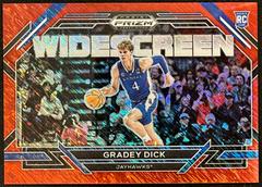 Gradey Dick [Red Shimmer] #7 Basketball Cards 2023 Panini Prizm Draft Picks Widescreen Prices