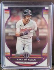 Steven Kwan [Purple] #17 Baseball Cards 2023 Topps Tribute Prices