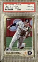 Carlos Correa [Catching Gold] Baseball Cards 2015 Topps Update Prices