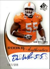 Dan Williams [Autograph] #145 Football Cards 2010 SP Authentic Prices