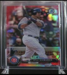 Kyle Schwarber [Red Refractor] Baseball Cards 2017 Bowman Chrome Prices