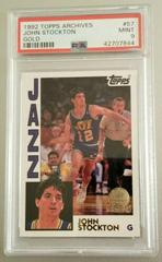 John Stockton [Gold] #57 Basketball Cards 1992 Topps Archives Prices