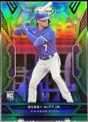 Bobby Witt Jr. [Green] #32 Baseball Cards 2022 Panini Chronicles Certified Prices