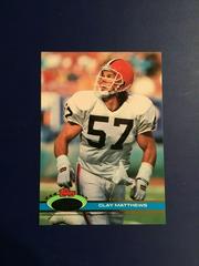 Clay Matthews Football Cards 1991 Stadium Club Prices