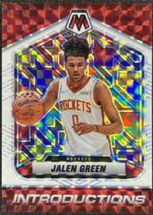 Jalen Green [White] #1 Basketball Cards 2021 Panini Mosaic Introductions Prices