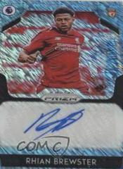 Rhian Brewster [Blue Shimmer] #S-RB Soccer Cards 2019 Panini Prizm Premier League Signatures Prices
