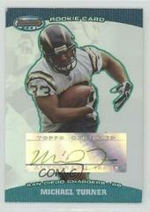Michael Turner [Autograph Green] Football Cards 2004 Bowman's Best Prices