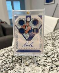 Luka Doncic [Rookie Autograph Relics Crystal] Basketball Cards 2018 Panini Cornerstones Prices