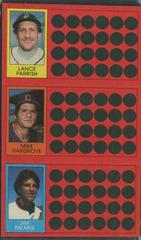 Jim Palmer, Lance Parrish, Mike Hargrove Baseball Cards 1981 Topps Scratch Offs Prices