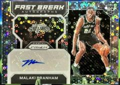 Malaki Branham #FBR-MBS Basketball Cards 2022 Panini Prizm Fast Break Rookie Autographs Prices