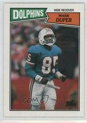 Mark Duper #236 Football Cards 1987 Topps Prices