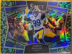 Aaron Donald [Green and Black Snakeskin] #SS-20 Football Cards 2021 Panini Select Snapshots Prices