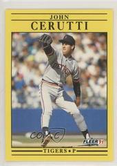 John Cerutti Baseball Cards 1991 Fleer Update Prices