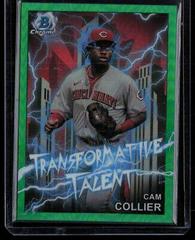 Cam Collier [Green] #TT-9 Baseball Cards 2023 Bowman Draft Transformative Talent Prices