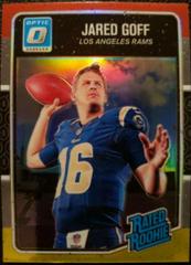 Jared Goff [Red and Yellow] Football Cards 2016 Panini Donruss Optic Prices