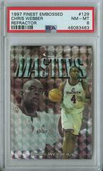 Chris Webber Refractor Basketball Cards 1997 Finest Embossed Prices