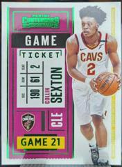 Collin Sexton [Green Ticket] #10 Basketball Cards 2020 Panini Contenders Prices