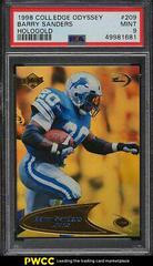 Barry Sanders [HoloGold] #209 Football Cards 1998 Collector's Edge Odyssey Prices