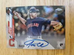 Aaron Civale [Refractor] Baseball Cards 2020 Topps Chrome Rookie Autographs Prices