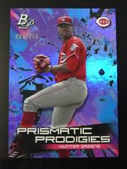 Hunter Greene [Purple] #36 Baseball Cards 2019 Bowman Platinum Prismatic Prodigies Prices
