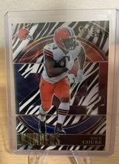 Nick Chubb [Zebra] Football Cards 2021 Panini Select Numbers Prices