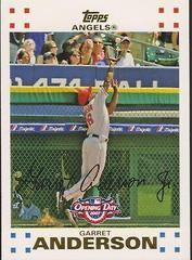 Garret Anderson Baseball Cards 2007 Topps Opening Day Prices