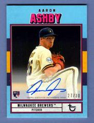 Aaron Ashby [Blue] #AC-AA Baseball Cards 2022 Topps Brooklyn Collection Autographs Prices