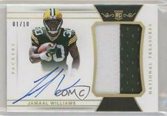 Jamaal Williams [Patch Autograph Holo Gold] #184 Football Cards 2017 Panini National Treasures Prices